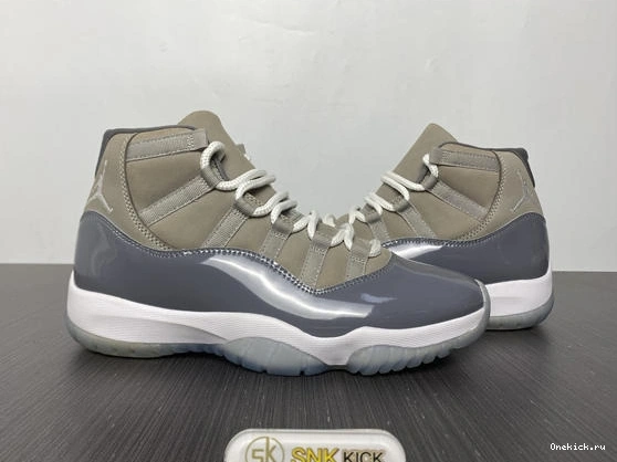 One Kick Grey Jordan 4071 11 378039- Cool Retro Sporty 1025